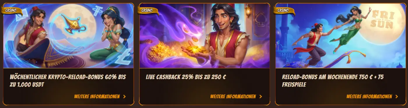 Alawin Casino Aktionen